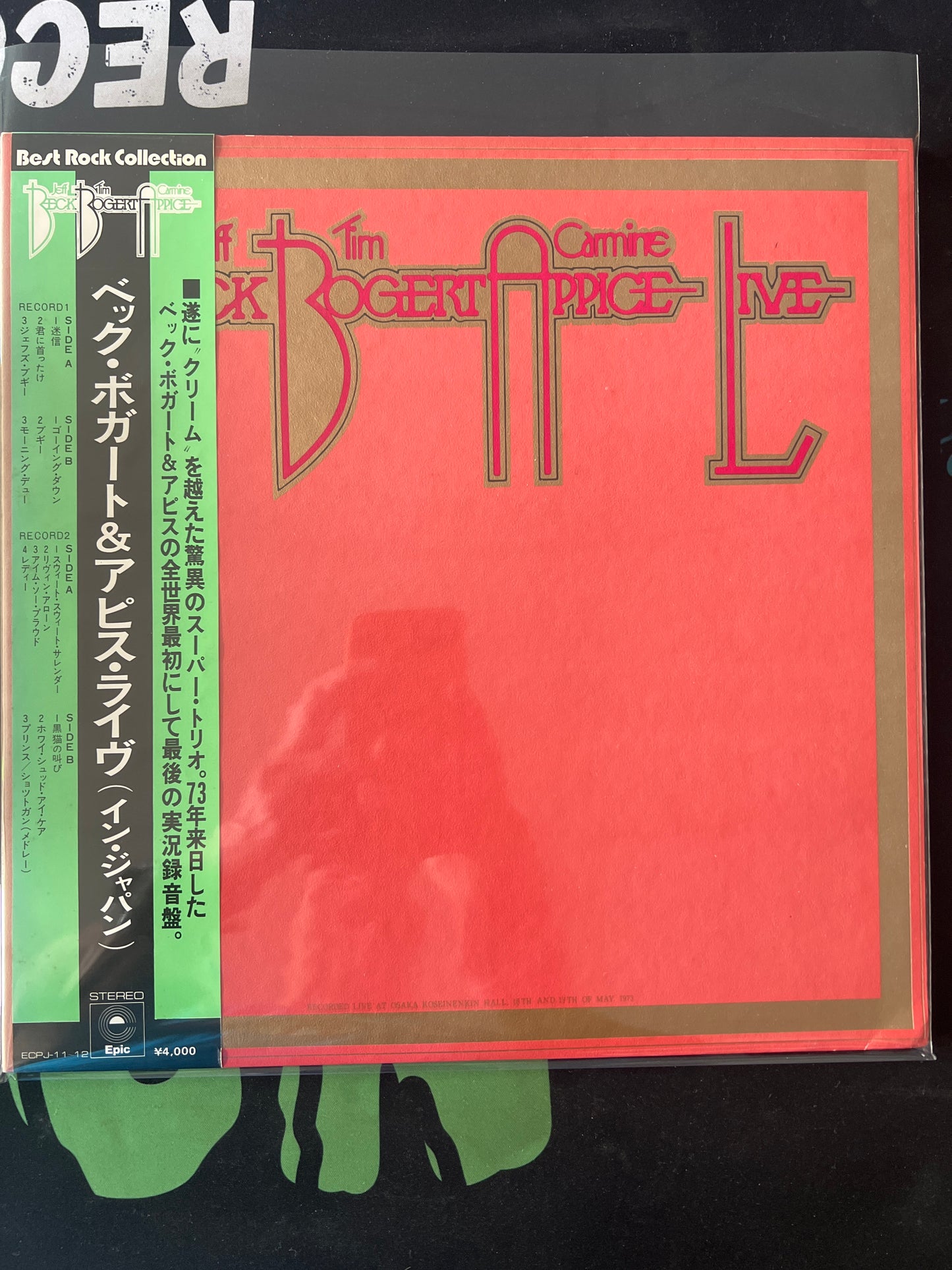 JEFF BECK, TIM BOGERT, CARMINE APPICE - live