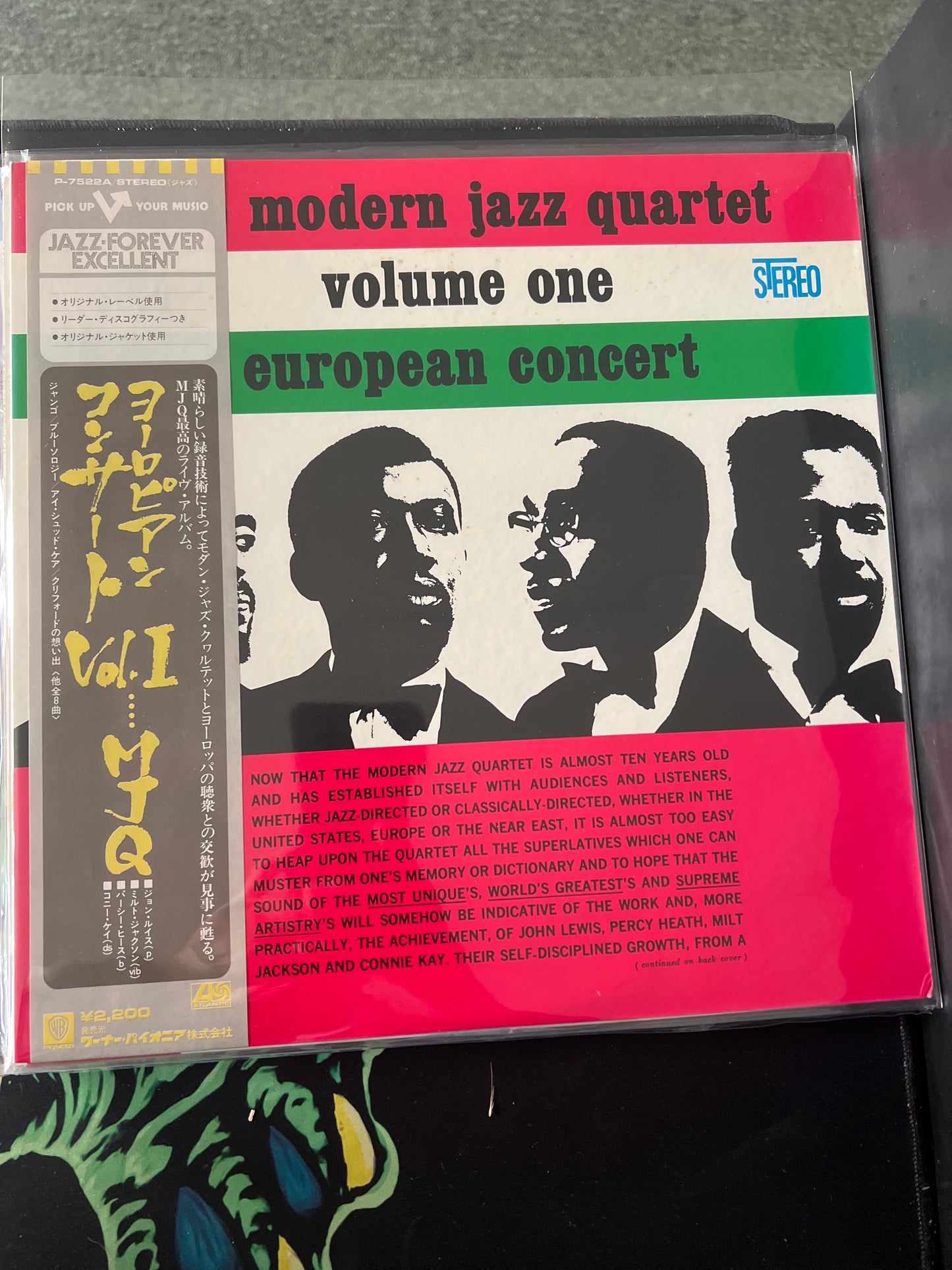 MODERN JAZZ QUARTET - European Concert Volume One