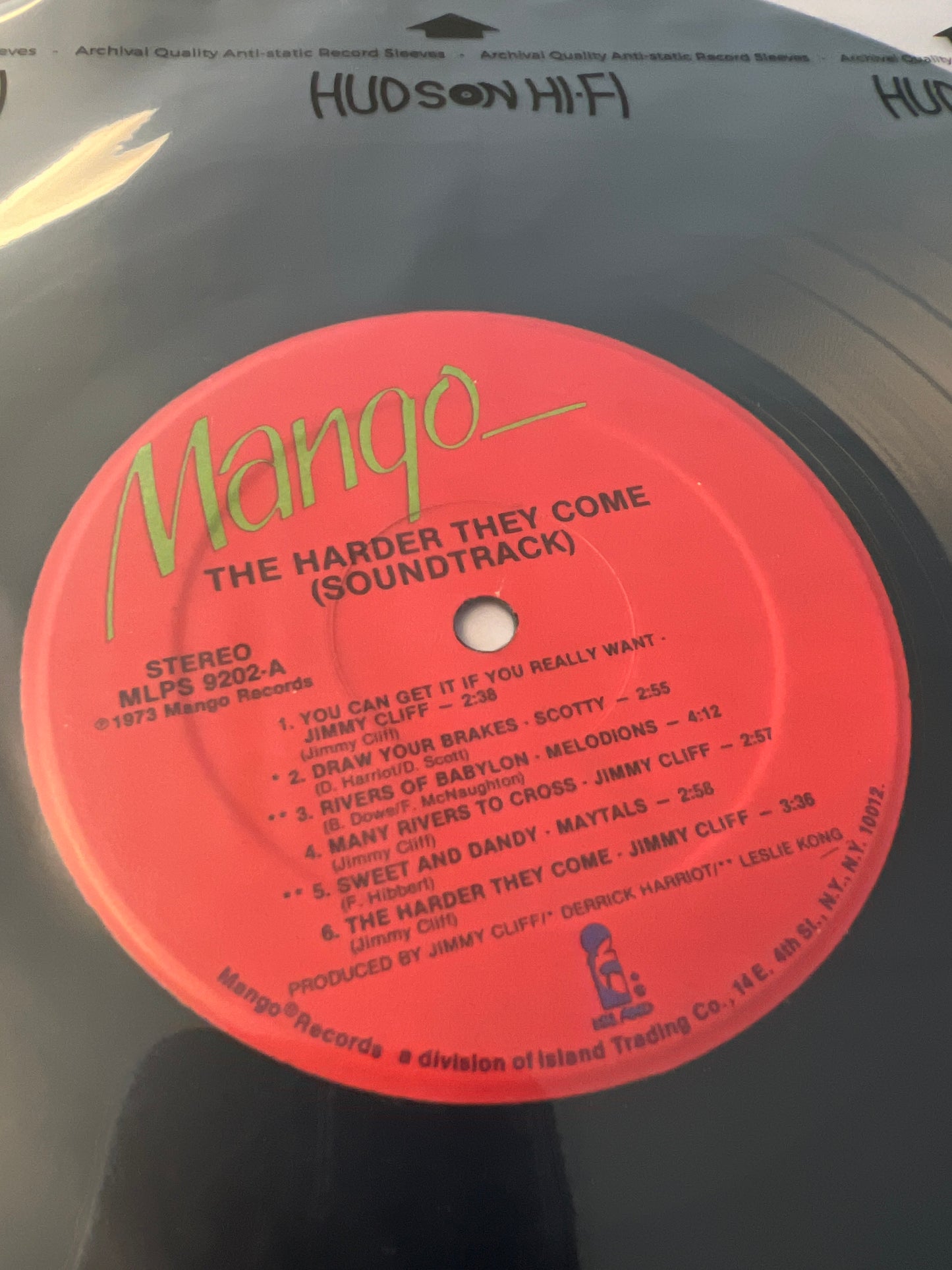 THE HARDER THEY COME - Jimmy Cliff