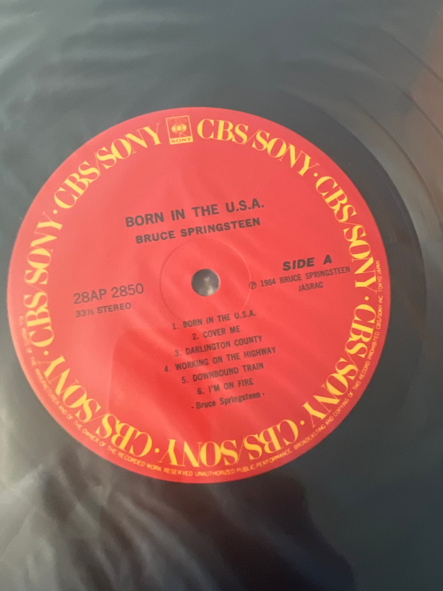 BRUCE SPRINGSTEEN - born in the U.S.A.