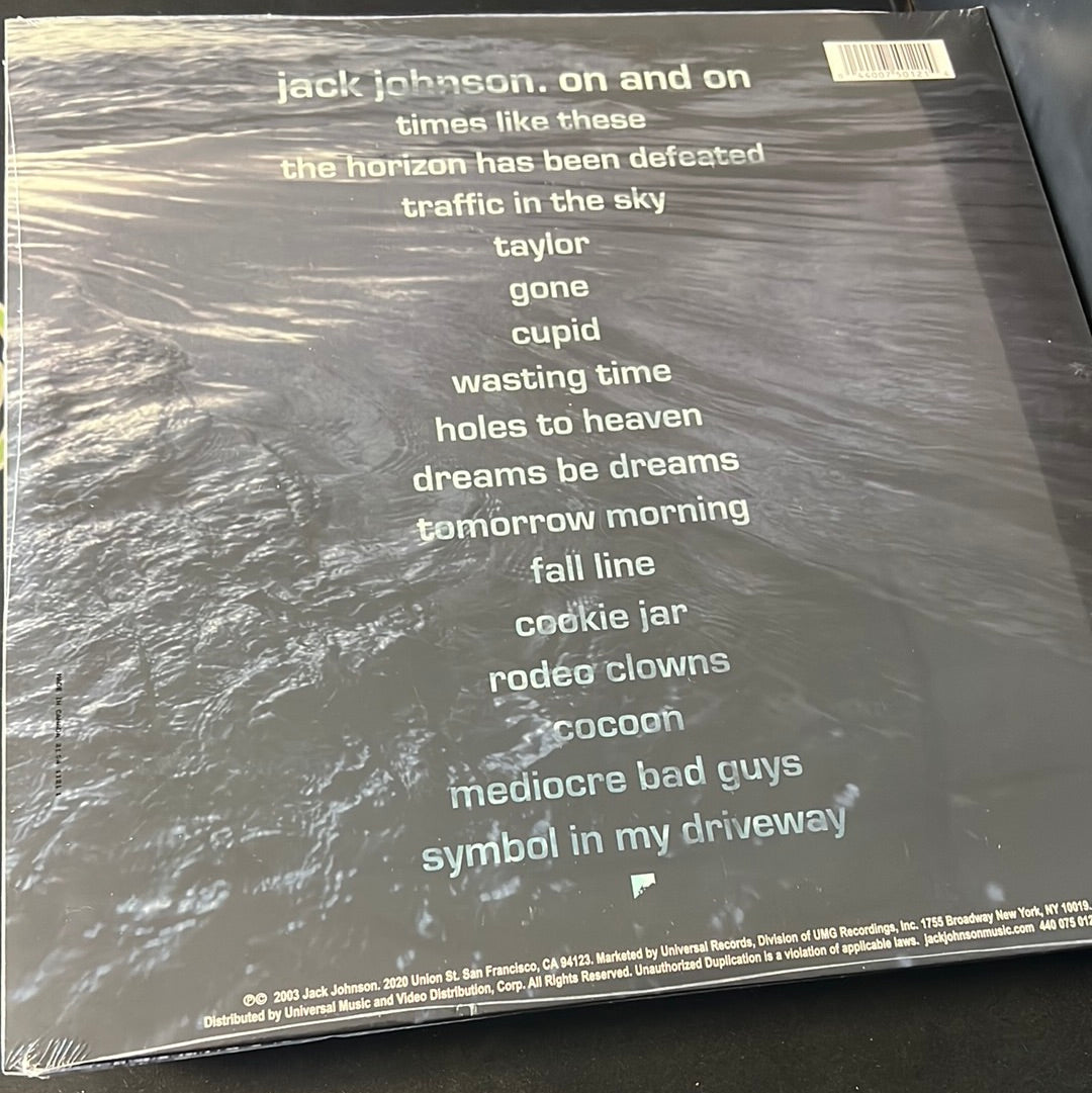 Jack Johnson / On and On 【LP】 Jack Johnson Signed Autograph Album Vinyl Record - On and On