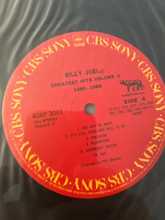 BILLY JOEL - greatest hits volume I & volume II