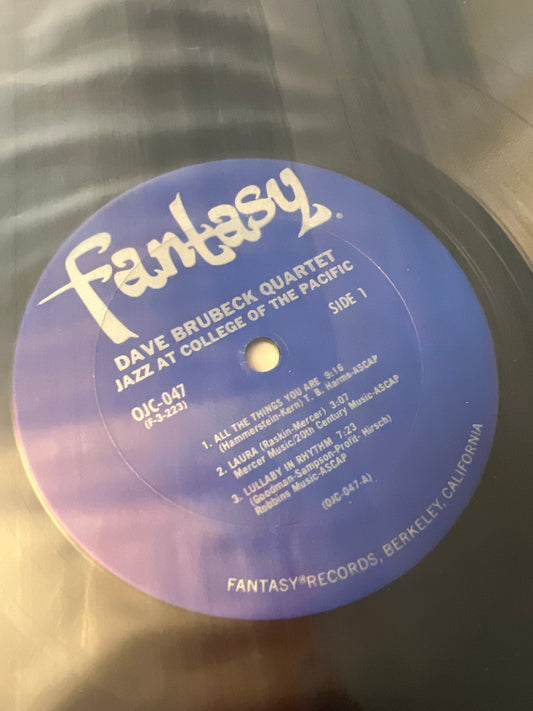 DAVE BRUBECK - Jazz at Collage of the Pacific