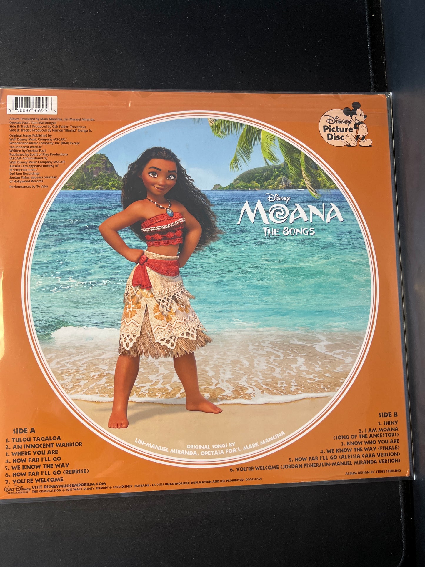 MOANA - the songs