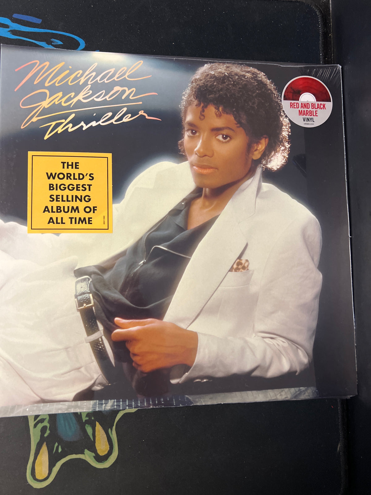 MICHAEL JACKSON - thriller (red & black marble vinyl edition)