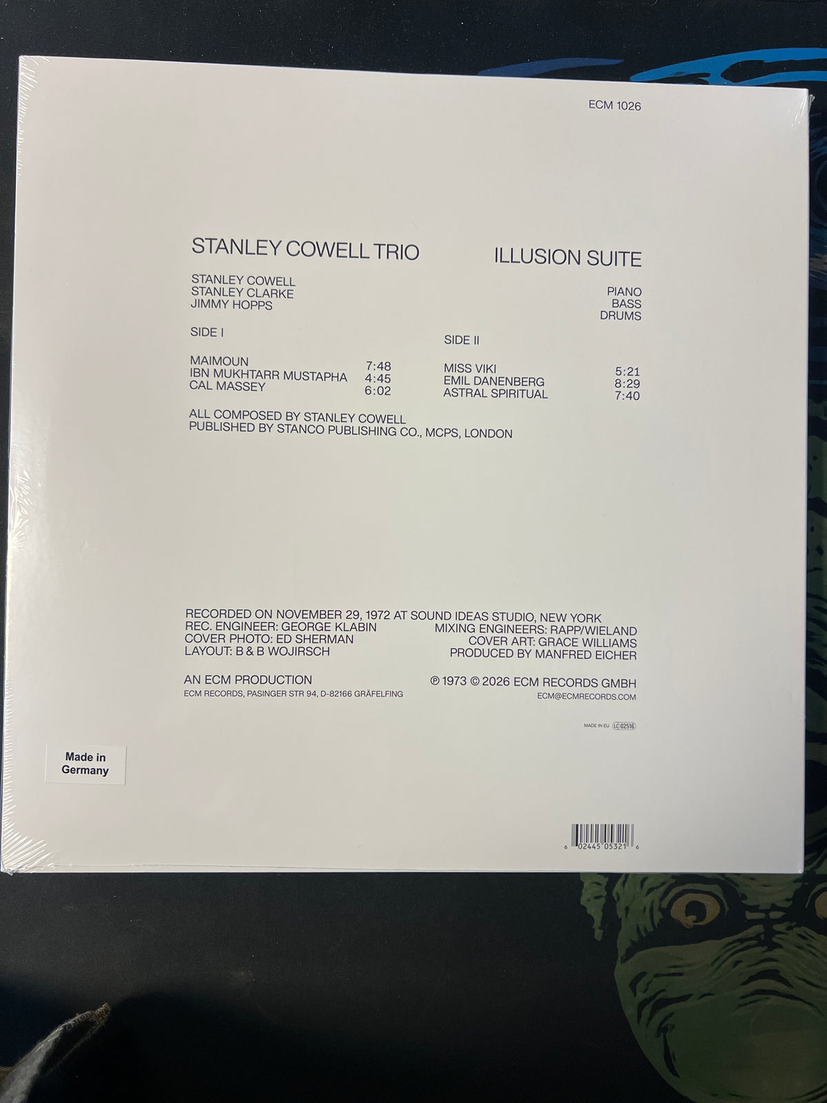 STANLEY COWELL TRIO - illusion suite
