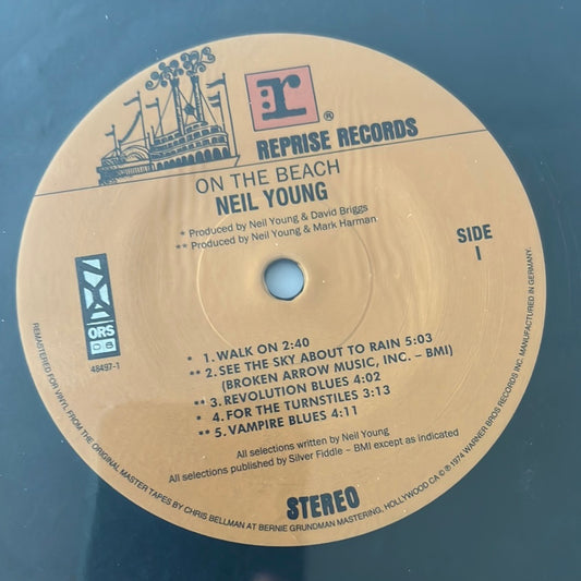 NEIL YOUNG - on the beach