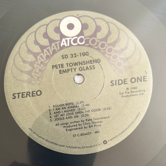 PETE TOWNSHEND - empty glass