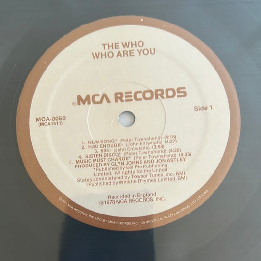 THE WHO - who are you