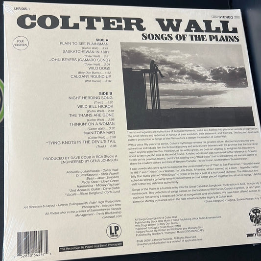 COLTER WALL - songs of the plains