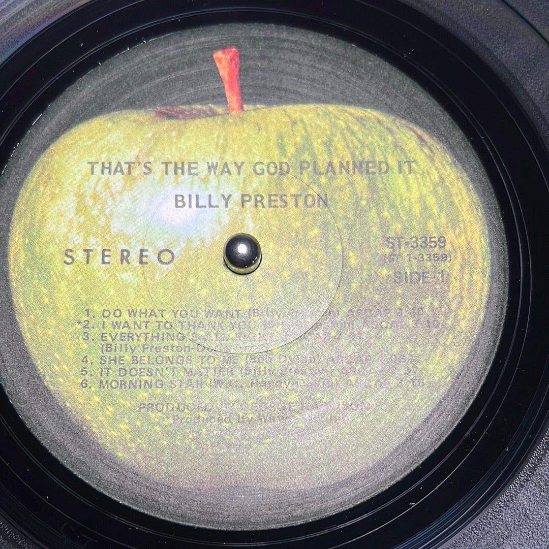 BILLY PRESTON - that’s the way god planned it