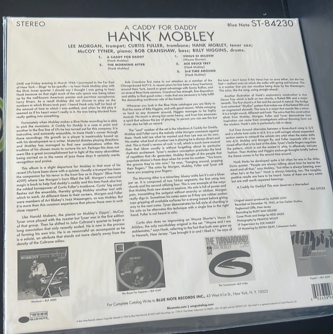HANK MOBLEY - a caddy for daddy
