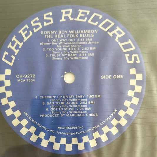 SONNY BOY WILLIAMSON - the real folk blues