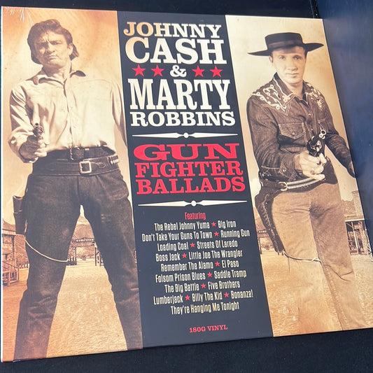 JOHNNY CASH & MARTY ROBBINS - gun fighter ballads