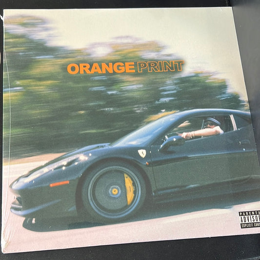 LARRY JUNE - ORANGE PRINT -