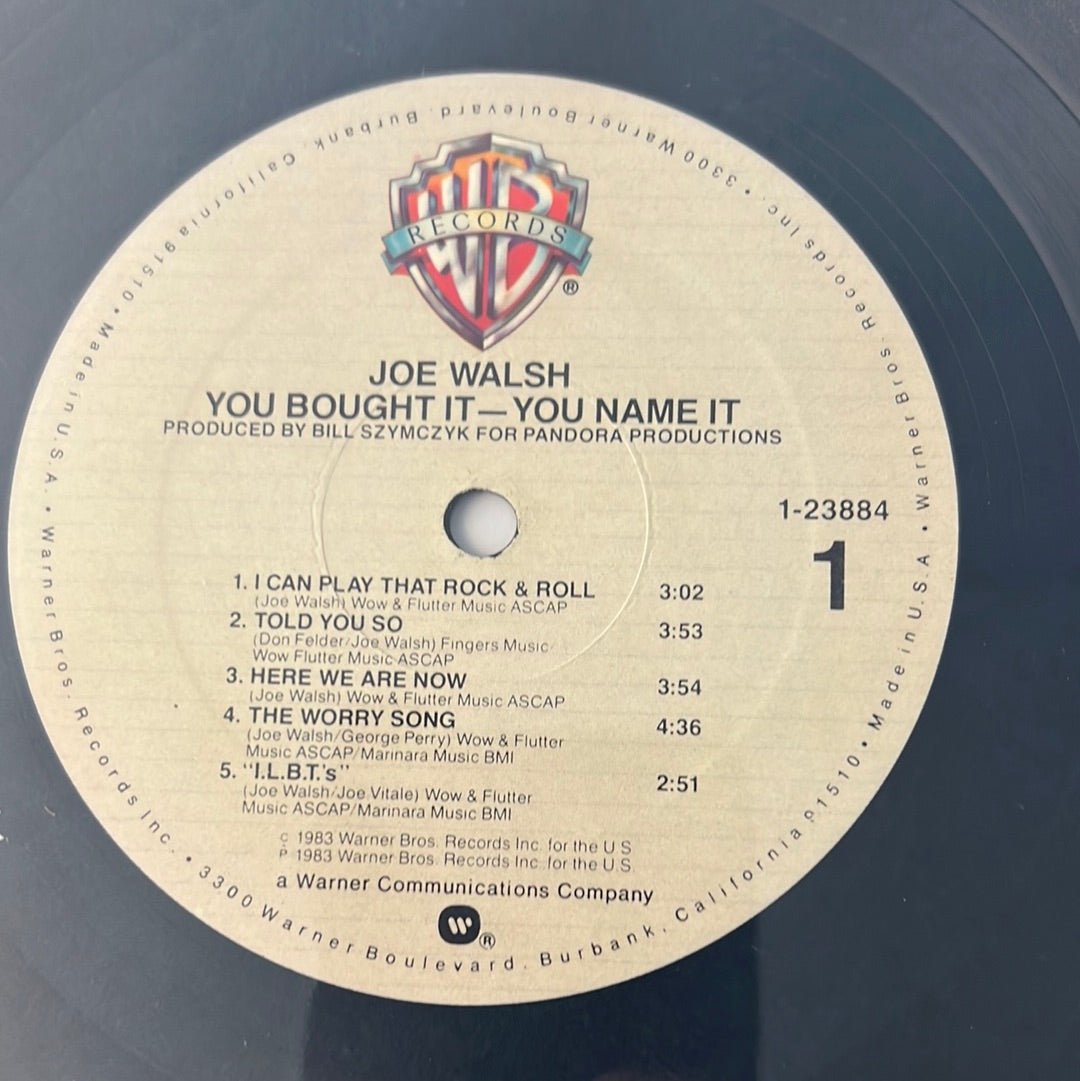 JOE WALSH - you bought it - you name it