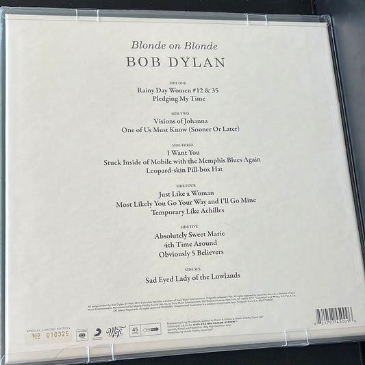 BOB DYLAN - blonde on blonde