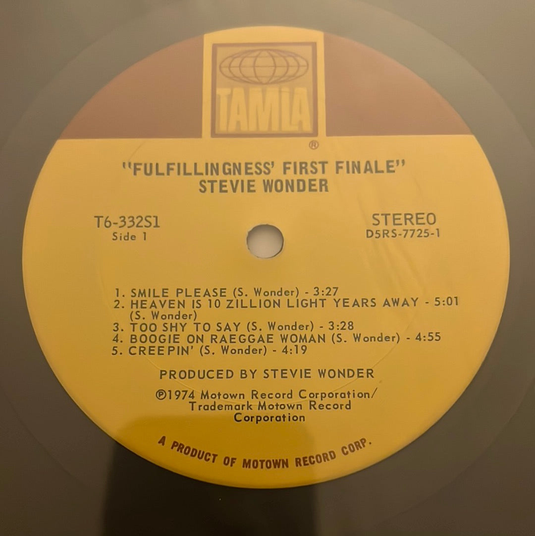 STEVIE WONDER - fulfillingness first finale