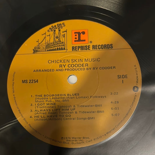 RY COODER - chicken skin music