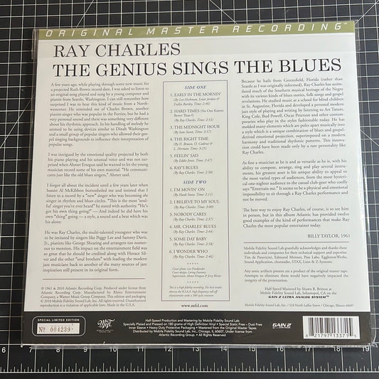 RAY CHARLES “the genius sings the blues”