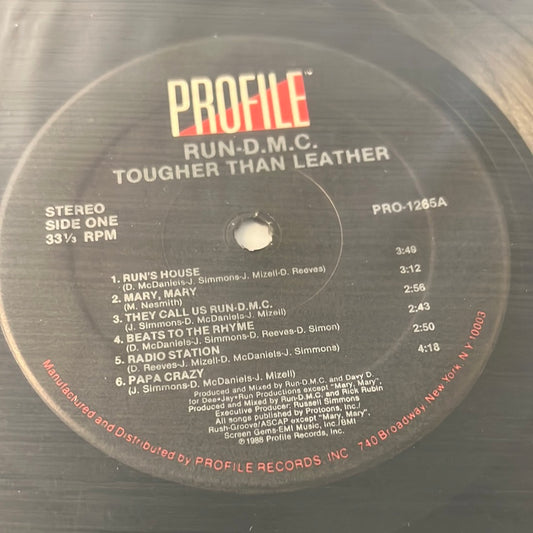 RUN - D.M.C. - tougher than leather