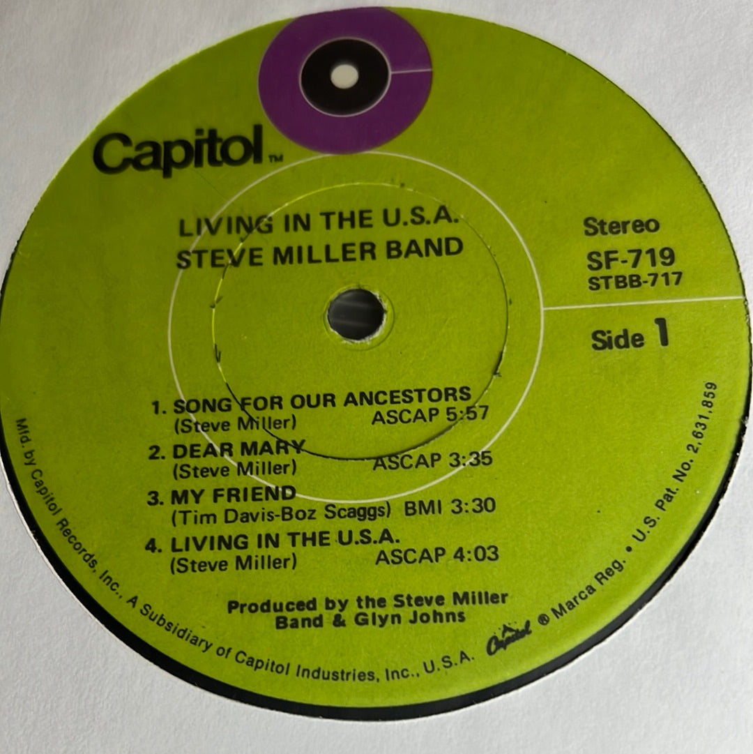 THE STEVE MILLER BAND “living in the USA”