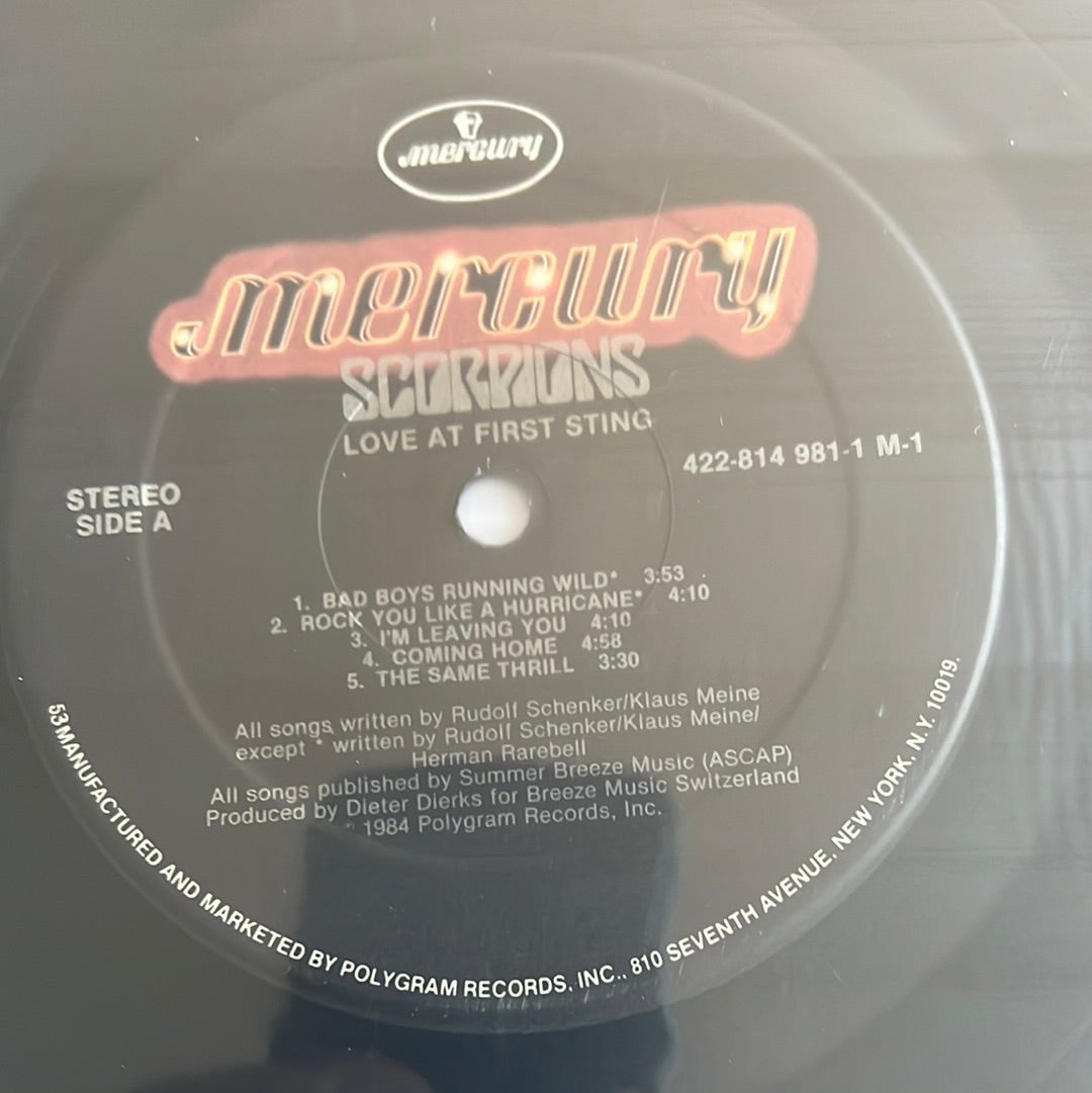 SCORPIONS - love at first sting