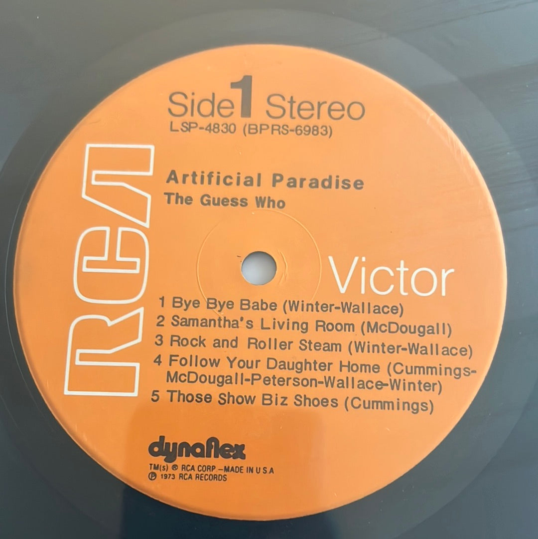 THE GUESS WHO - artificial paradise