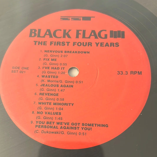 BLACK FLAG - the first four years