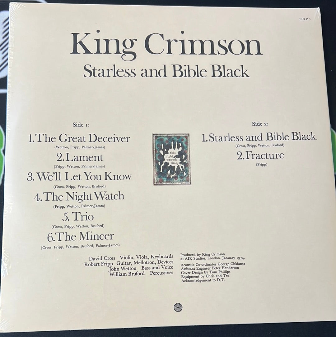 KING CRIMSON - starless and bible black