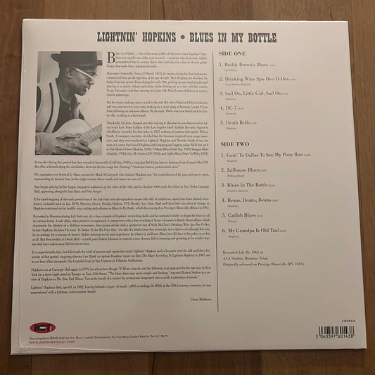 LIGHTNIN’ HOPKINS - blues in my bottle