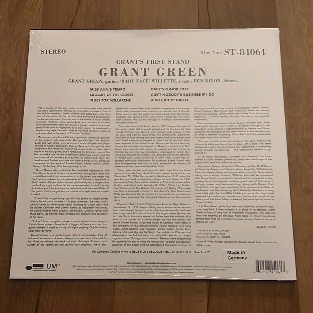 GRANT GREEN - GRANT’S FIRST STAND
