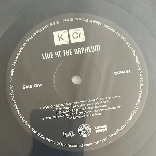 KING CRIMSON - live at the Orpheum
