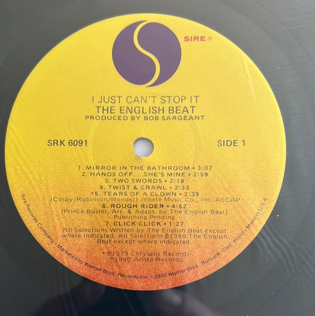 THE BEAT - I just can’t stop it