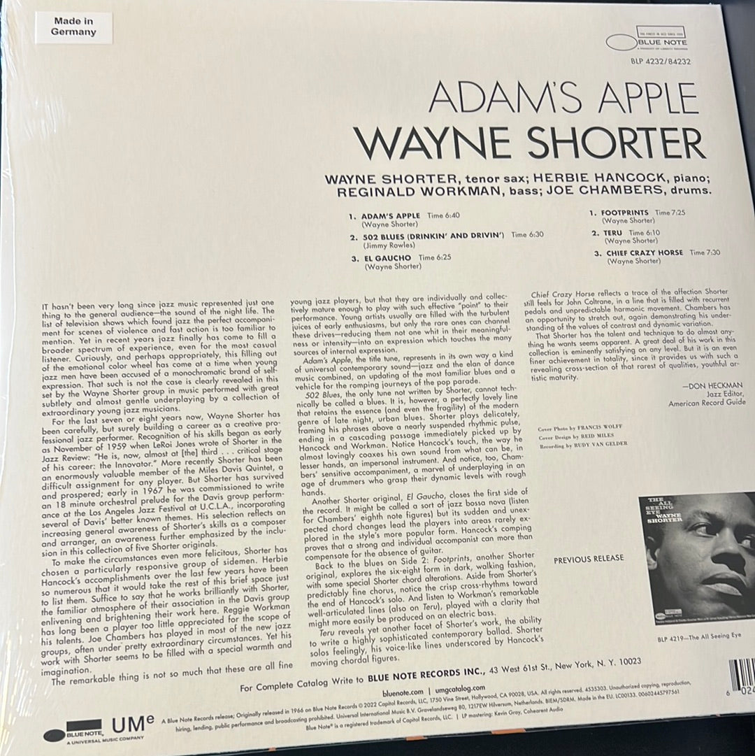 WAYNE SHORTER - Adam’s Apple