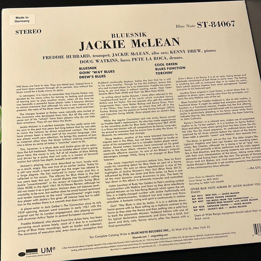 JACKIE McLEAN - bluesnik