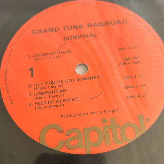 GRAND FUNK RAILROAD - survival