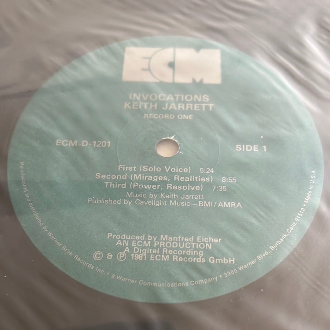 KEITH JARRETT- INVOCATIONS/THE MOTH AND THE FLAME