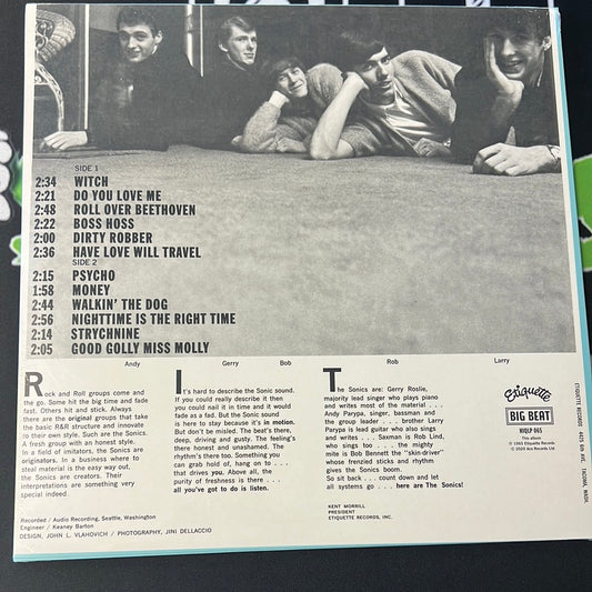 THE SONICS - here are the sonics!!!