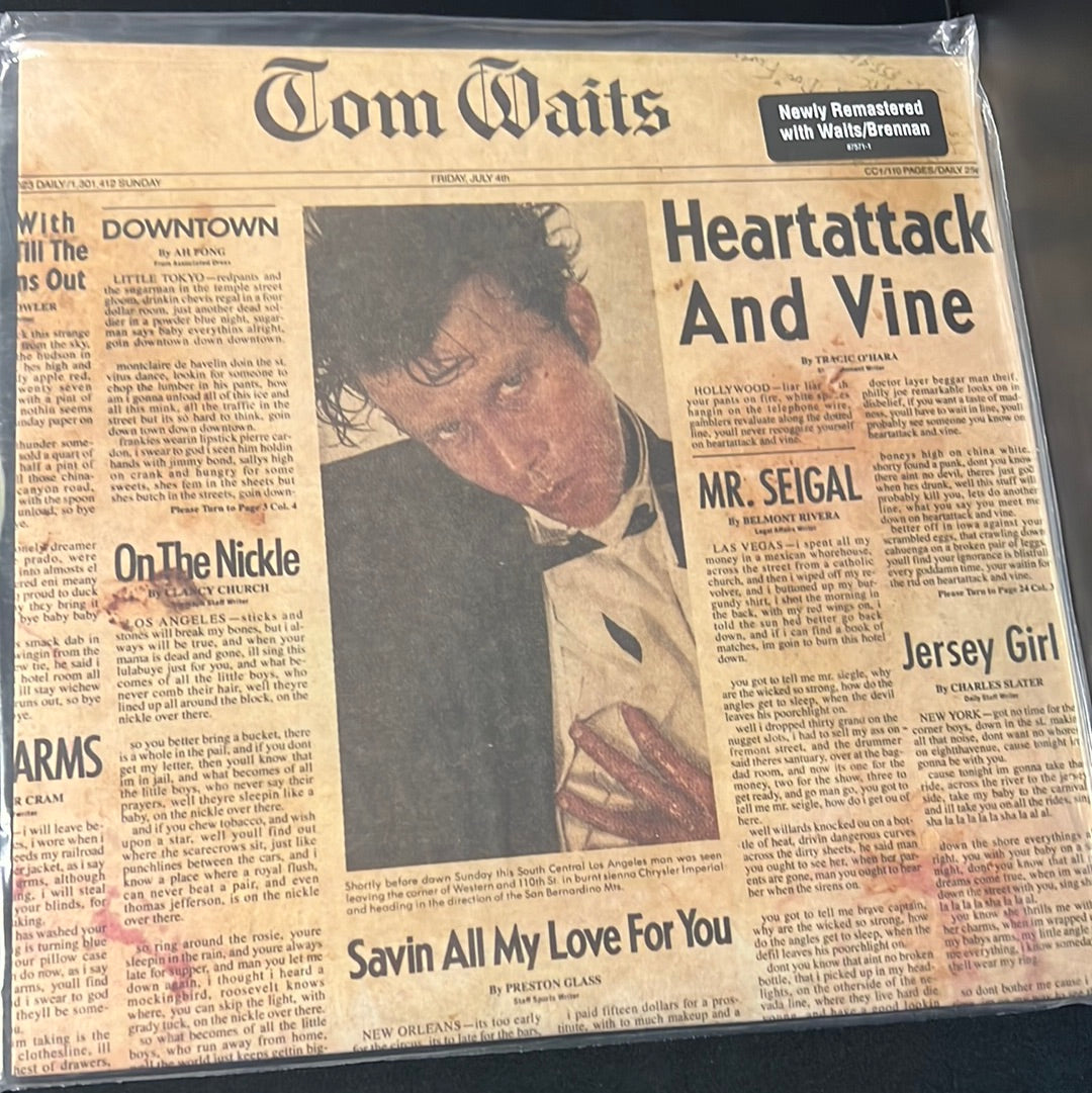 TOM WAITS - heart attack and vine