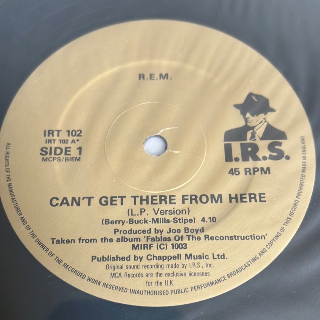 R.E.M. “can’t get there from here”