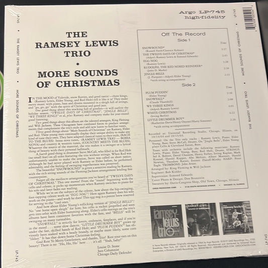 THE RAMSEY LEWIS TRIO - more sounds of Christmas