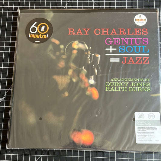 RAY CHARLES “genius + soul = Jazz”