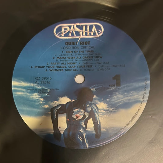 QUIET RIOT - condition critical