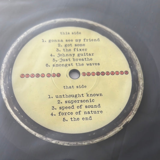 PEARL JAM - back spacer