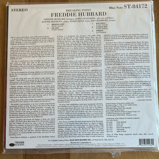 FREDDIE HUBBARD - breaking point