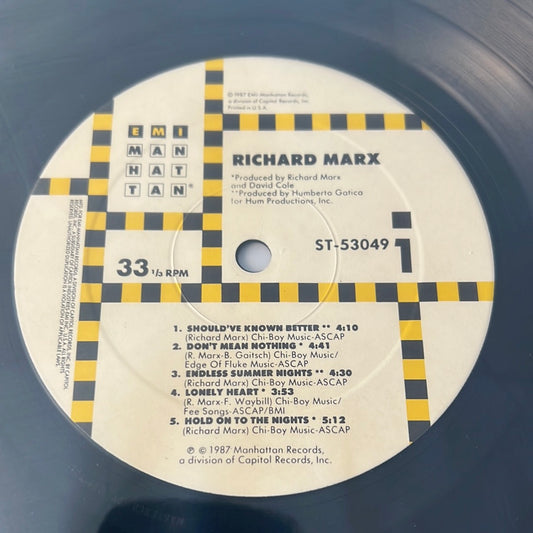 RICHARD MARX - Richard Marx