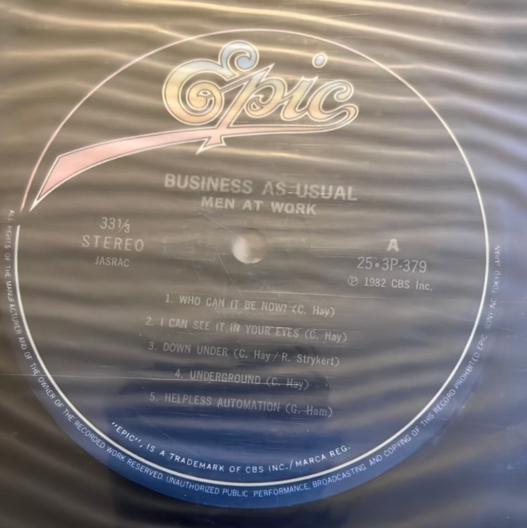 MEN AT WORK - business as usual