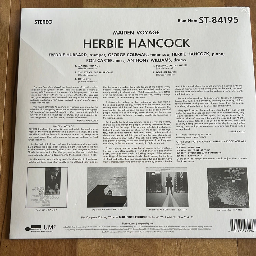 HERBIE HANCOCK - MAIDEN VOYAGE