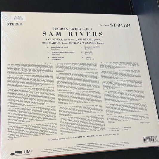 SAM RIVERS - fuchsia swing song
